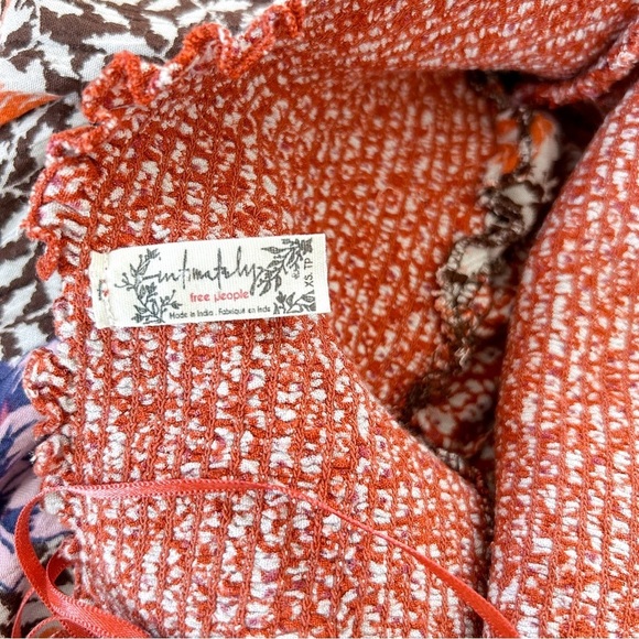 Free People Gabriela Patchwork Printed Halter Slip Dress - Picture 6 of 7